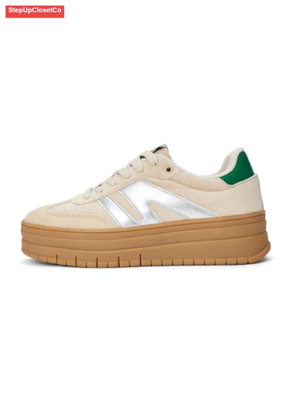 Platform Gum Thick Sole Fashion Sneakers Retro Low Top Casual Skate Shoes